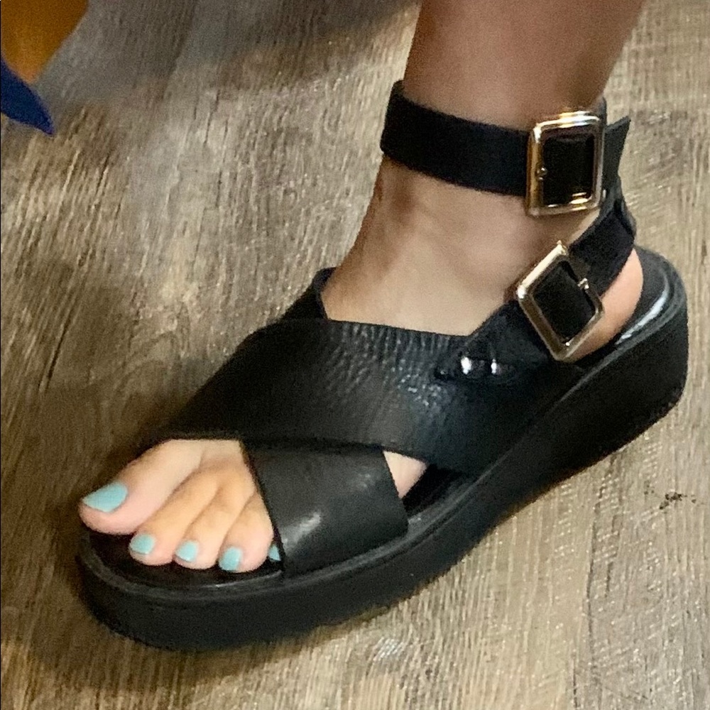 Free People platform sandals